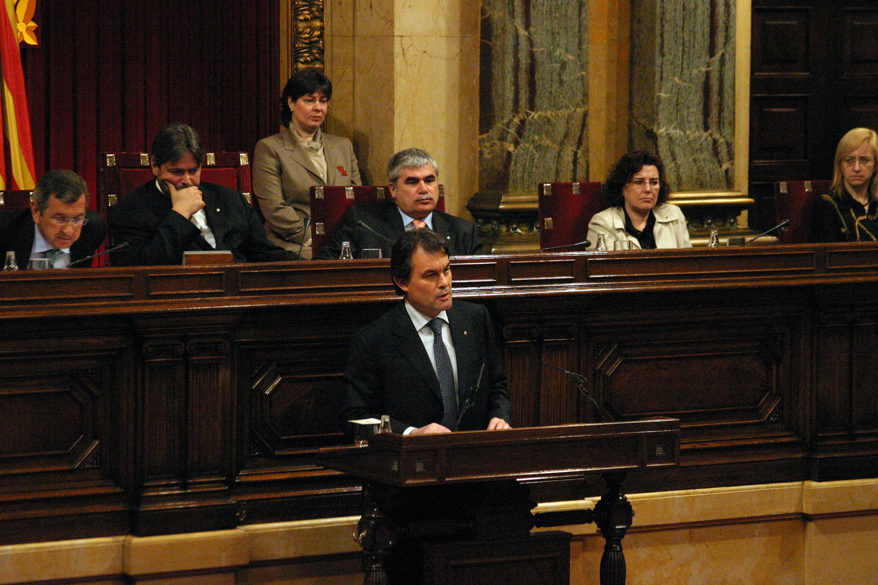 Sessió commemorativa del 25è aniversari del restabliment del Parlament de Catalunya