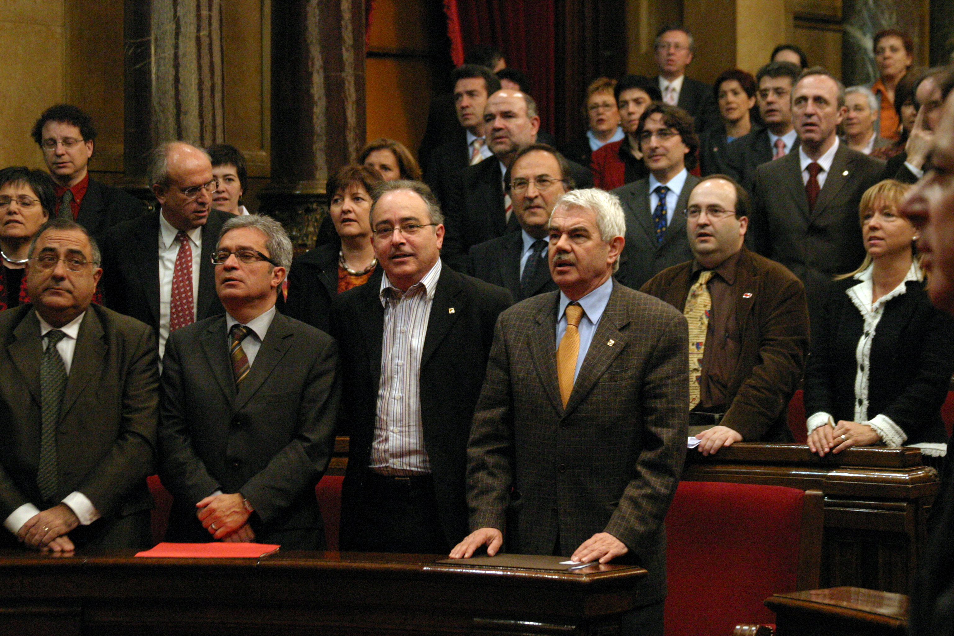 Sessió commemorativa del 25è aniversari del restabliment del Parlament de Catalunya