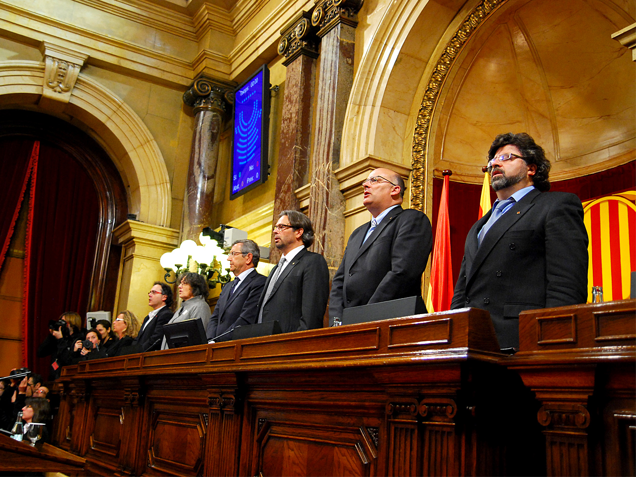 Sessió commemorativa del 30è aniversari del restabliment del Parlament de Catalunya