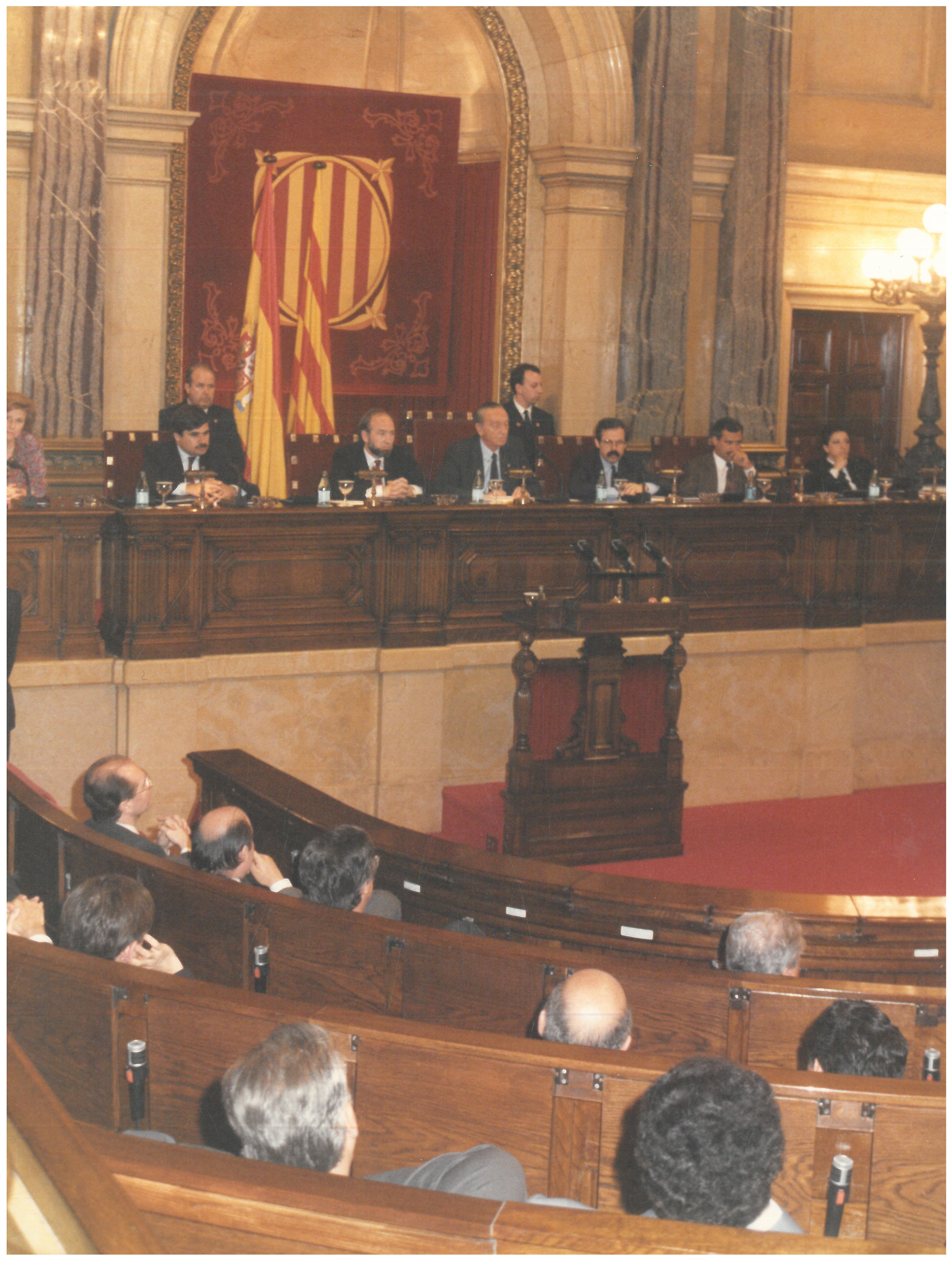 Commemoració del X aniversari de la constitució del Parlament